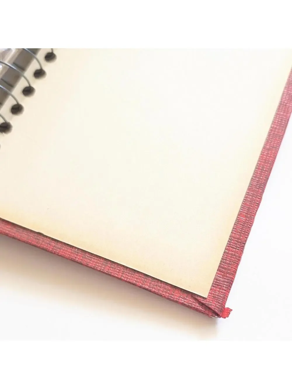 Vintage Red Photo Album with Snapshot Sized Sleeves
